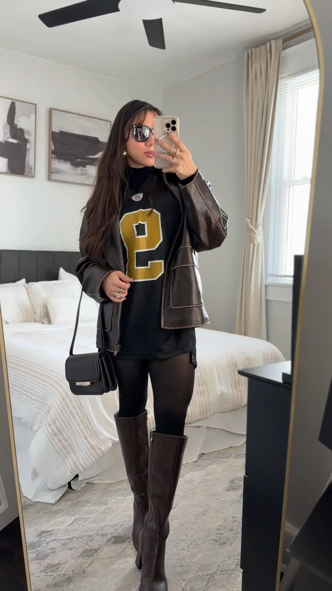 Fall fashion OOTD🤎🏈 
Jacket and bag are from mango outlet. I have added similar options as I’m unable to link mangooutlet.

#LTKFindsUnder100 #LTKStyleTip #LTKSeasonal