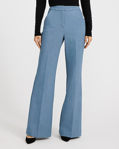 Editor High Waisted Trouser Flare Pant | Express