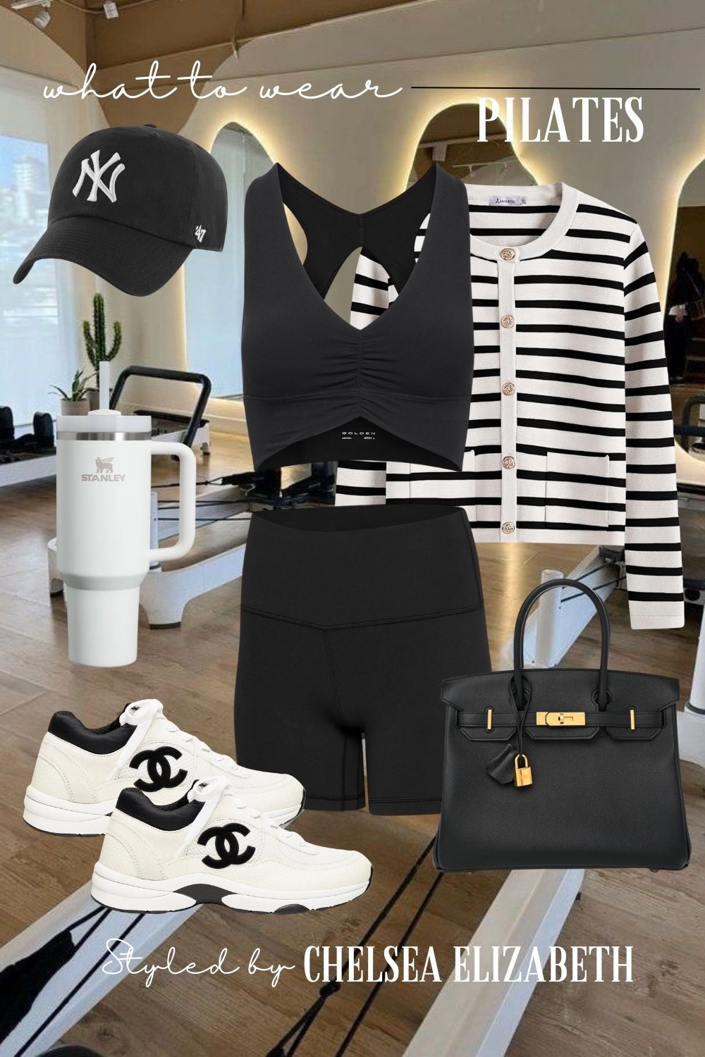 Pilates Outfit • Athleisure • Sporty Chic
‼️Go to my IG - classicchelseaelizabeth link in bio for DHGATE LINKS  (No longer linkable on LTK) 💛 HERMES BAG & CHANEL SNEAKERS    

•••
Petite Style: Height 5’4, Weight 115, Bust 32DDD
Aritzia Sports Bra - Small
Aritzia Workout Shorts - Medium 
Amazon Striped Sweater Cardigan - XS
Chanel Sneaker - 8
DHGate Hermes bag 
•••
Amazon Outfits for every day | Amazon Outfits | Amazon Fashion | Amazon Fall Fashion | Everyday Outfits | Cute Outfits | Casual Chic  | Casual Outfits | Weekend Outfits | Errands Outfit | Coffee Run Outfit | Shopping Outfit | Comfy Outfits |  Comfy Sets | Comfy Chic | Monochromatic Outfit | Baseball Hat Outfit | Matching Set Outfit | Matching Sets | Matching Set Women | Matching Set Summer | Matching Set Fall | Matching Short Set | 2 Piece Outfits | 2 Piece Sets | 2 Piece Sets Summer | 2 Piece Sets Fall | 2 Piece Short Set | Two Piece Set | Two Piece Outfits | Two Piece Set Summer | Two Piece Fall | Two Piece Short Set | Sneaker Outfit | Sporty Outfit | School Drop Off Outfit | Athleisure Outfits | Athleisure Outfits Amazon | Athleisure Outfits for Errands | Athleisure Summer | Athleisure Fall | Amazon Workout | Amazon Athleisure | Amazon Athletic Wear | Gym Outfit | Workout Outfit | Athletic Outfits | Athletic Wear | Theme Park Outfit | Pilates Outfit | Pilates Set | Yoga Outfit | Yoga Set | Athletic Set | Travel Outfit | Travel Outfit Amazon | Airport | Airport Looks | Airport Style | Airport Travel | Airport Fashion | Airport Outfit Amazon | Airport Travel Outfit Amazon | Amazon Airport Outfits |  Airplane Outfit | Airplane Travel Outfit | Plane Outfit | Comfy Travel Wear | old money looks | old money aesthetic | old money fashion | old money style | old money outfits | old money style women | neutral outfit | neutral style | classic style | classic outfits | chic outfits | chic style | casual chic | quiet luxury | minimalist | minimalist fashion | capsule wardrobe | petite outfits |

#LTKTravel #LTKSeasonal #LTKOver40 #LTKFindsUnder100 #LTKShoeCrush #LTKFindsUnder50 #LTKPetite #LTKItBag #LTKActive #LTKStyleTip