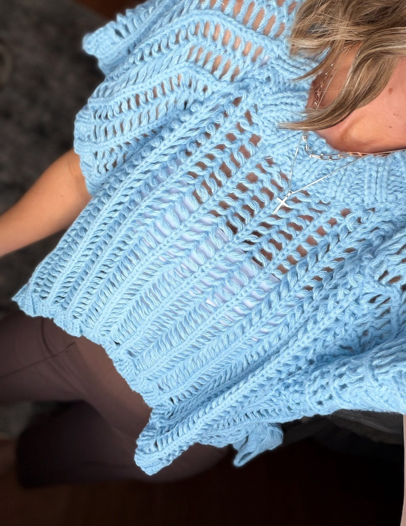 The prettiest sweater for Spring 💙
Wearing small  

#LTKSeasonal
