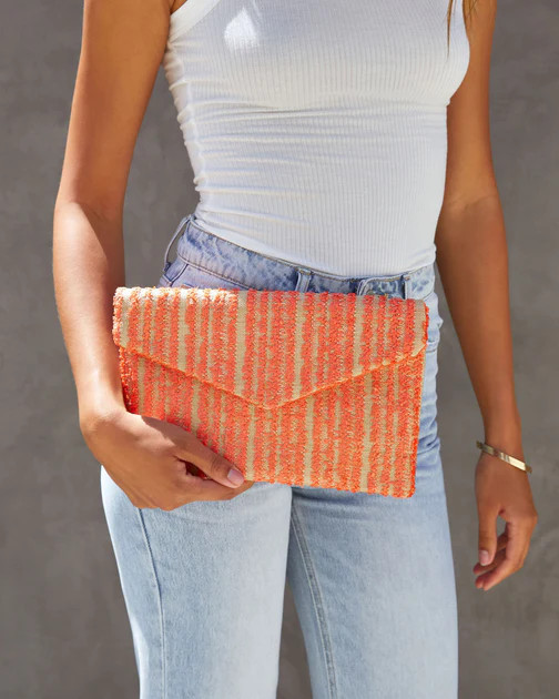 Mayotte Crossbody Clutch - Clementine | VICI
