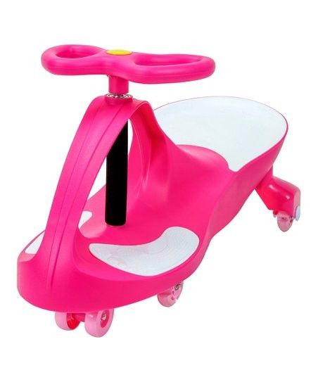 Joybay Pink Premium LED-Wheel Swing Car Ride-On | Zulily