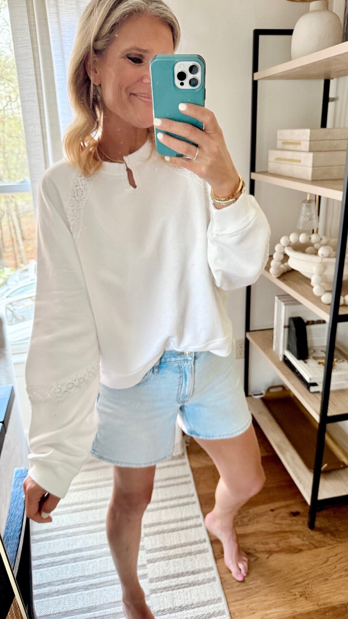 Aerie spring fashion/ spring fashion/ mom jean shorts 

#LTKStyleTip #LTKSeasonal #LTKSaleAlert