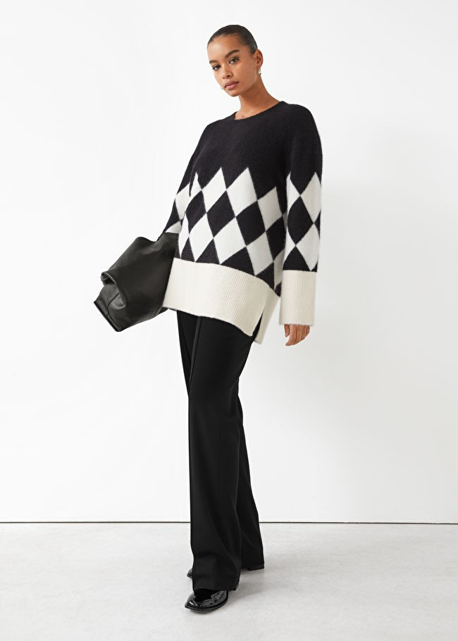 Argyle Knit Sweater | & Other Stories US