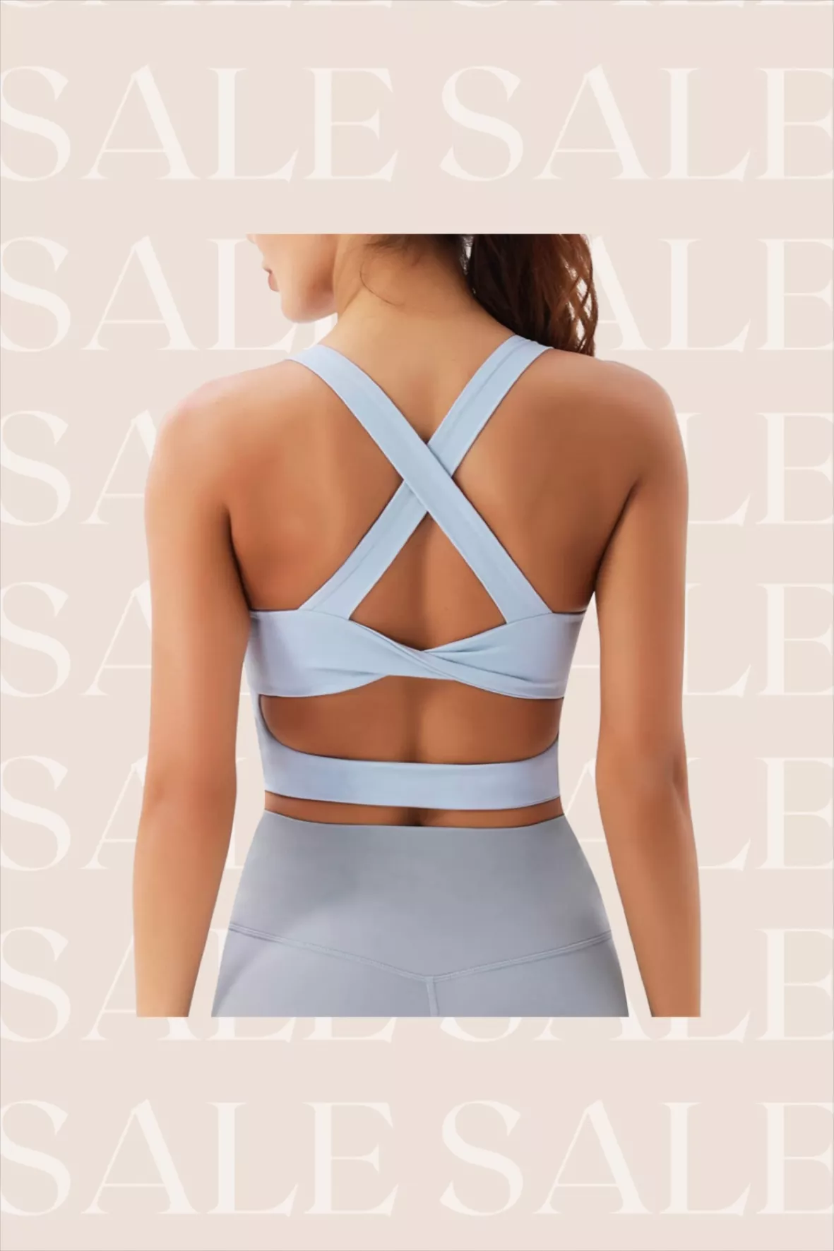 High Support Criss Cross Sports Bra curated on LTK