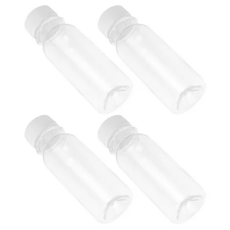 4pcs Reusable Plastic Bottles with Caps Juice Containers with Lids Juicing Containers | Walmart (US)