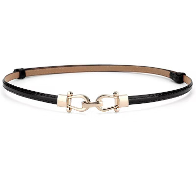 Unique Bargains Women's Metal Buckle Adjustable Thin High Waist Belt | Target