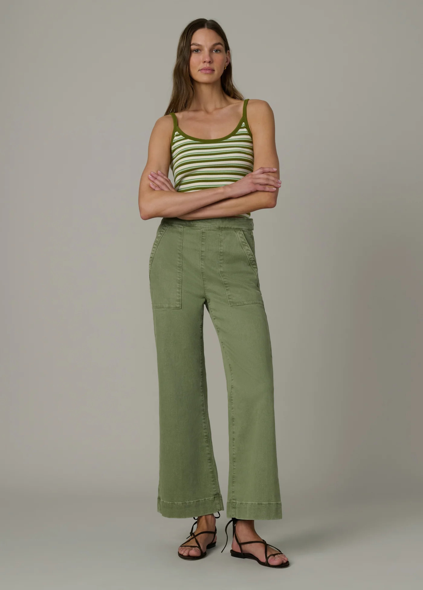 THE SIDE ZIP WIDE LEG ANKLE | JOES
