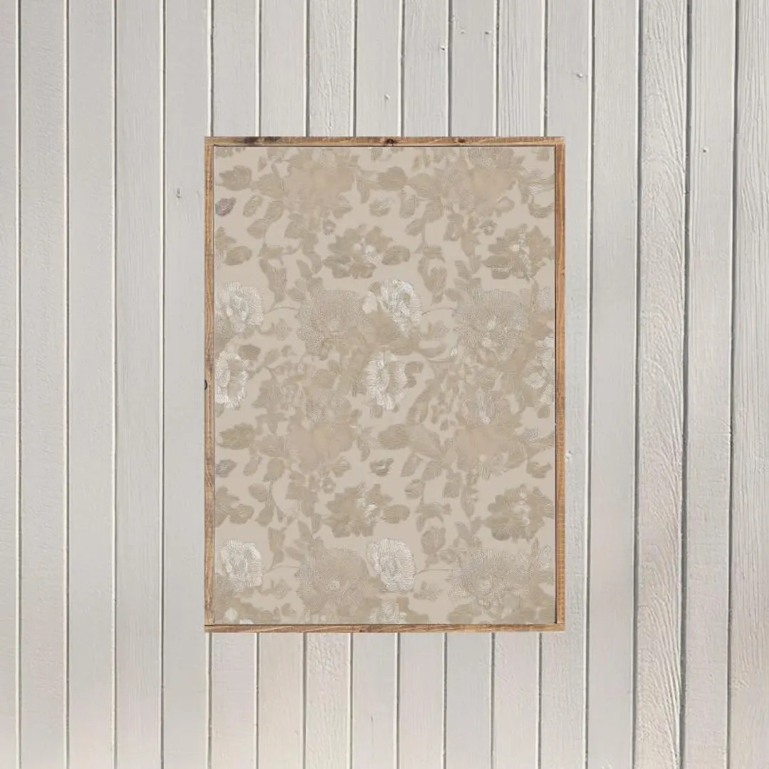 Vintage Wallpaper Canvas Printed Sign - Etsy | Etsy (US)