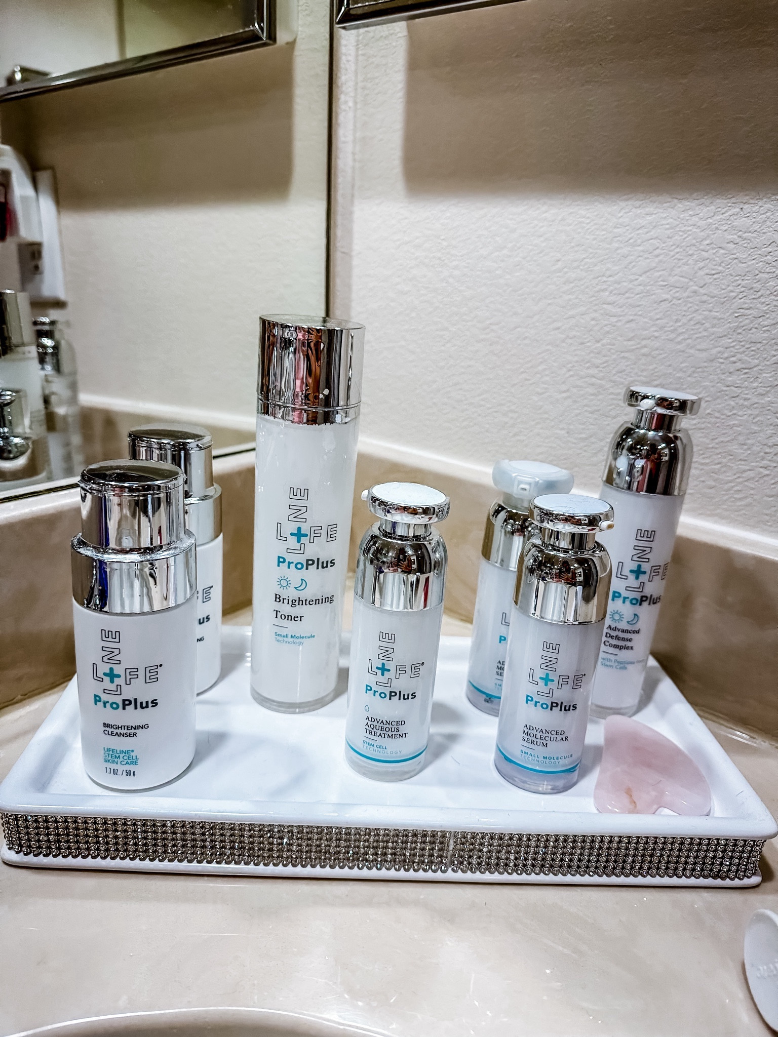 ALIXANDRABRITT gets you 50% off at @lifelineskincare ! 

ProPlus Brightening Cleanser: The ultra-fine powders in Lifeline’s Brightening Cleanser activates upon contact with water, releasing Salicylic Acid and Rice Enzyme powder that exfoliate dead cells, instantly leaving skin smoother and brighter looking.

ProPlus Collagen Booster: Contains advanced small molecule technology to deliver more efficacious benefits. In addition, small molecule technology has advanced retinol-like efficacy, without the irritation and with the ability to stimulate collagen production, increasing the healing process of skin and protects it from the effects of daily stress.

ProPlus Advanced Defense Complex: Powerful peptides harnessed from non-embryonic human stem cells work to lift skin, tightening and firming. Plant extracts, enhanced by science, work in concert to help diminish lines, reduce wrinkles, prevent dehydration and replenish soothing moisture.

ProPlus Advanced Aqueous Treatment: help to stimulate collagen and elastin in the epidermal layer of the skin, while reducing skin irritation, decreasing redness, and improving the skins microcirculation. 

#lifelineskincare #skincare #skincareroutine #beautytips 

#LTKbeauty