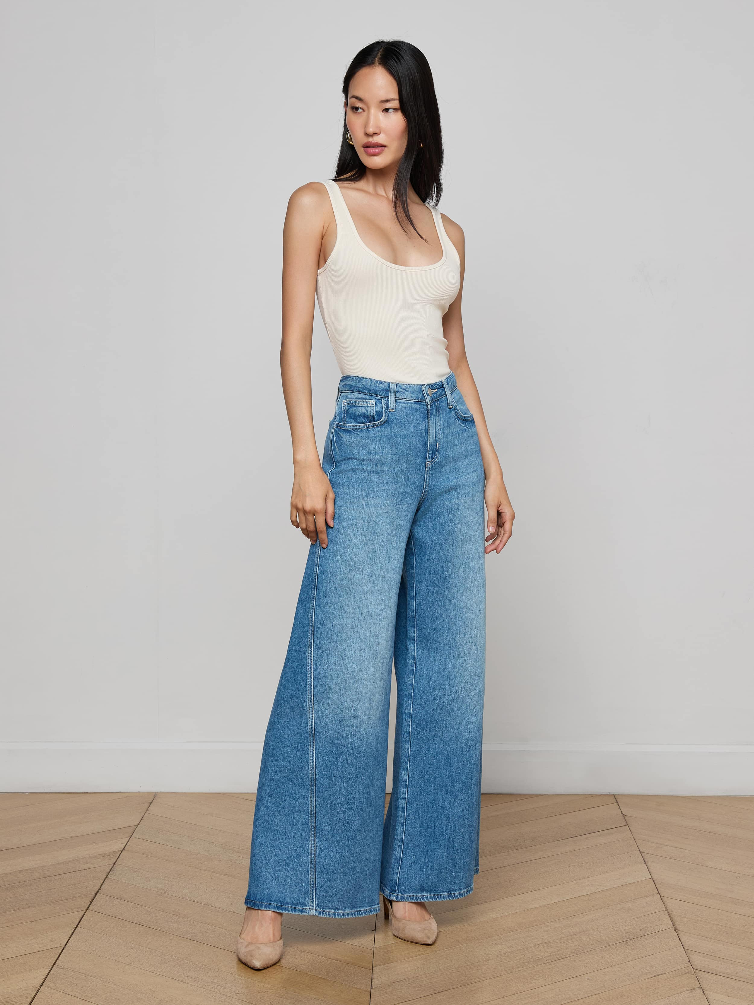 Beau Wide-Leg Jean | L'Agence