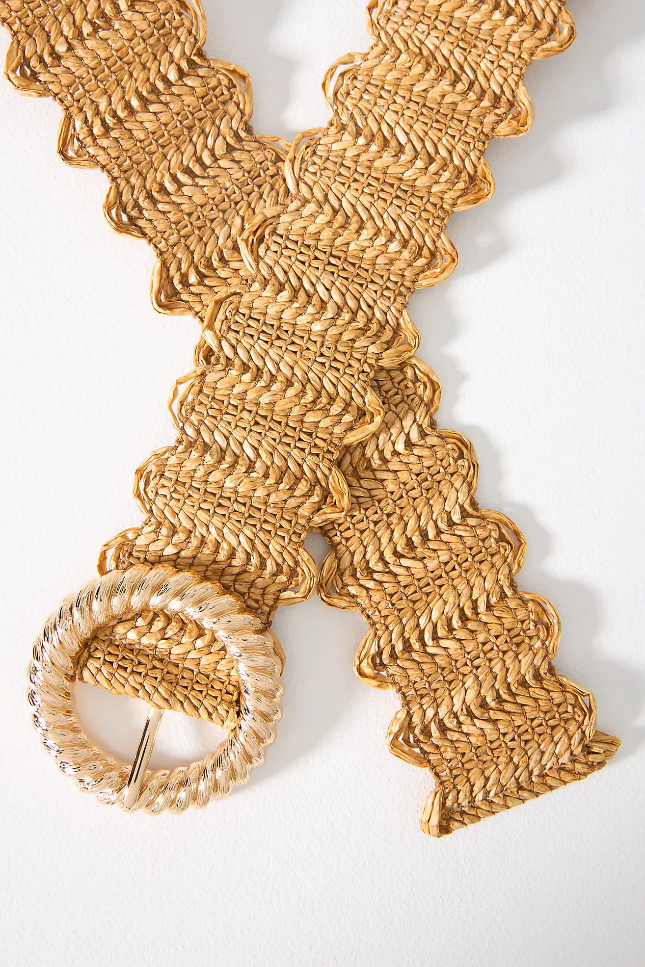 Stretch Shimmer Raffia Belt | Anthropologie (US)
