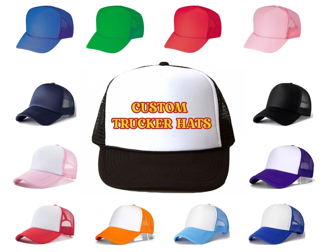CUSTOM TRUCKER HATS/ Any logo / custom / baseball | Etsy (US)
