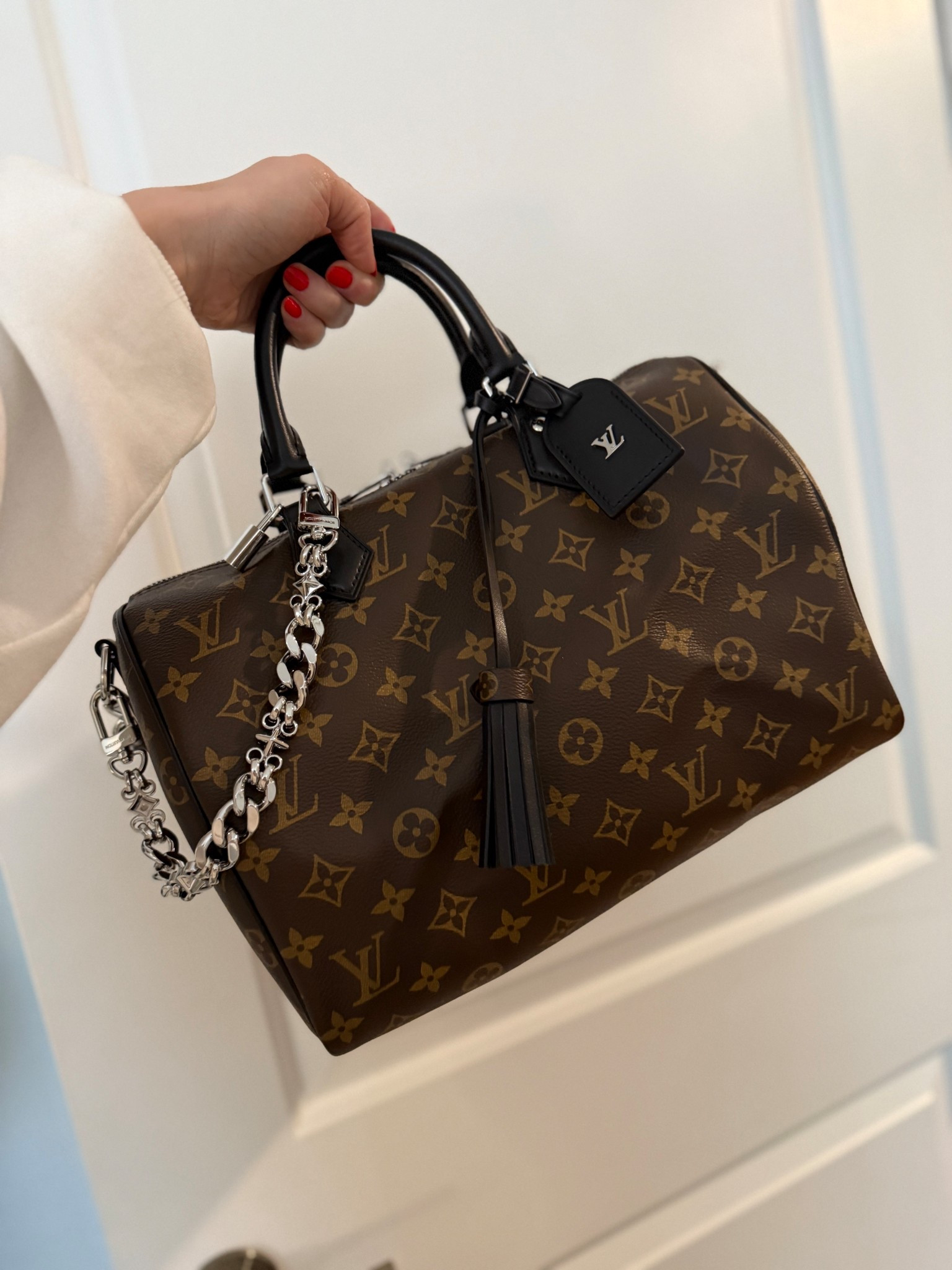 BEAUTIFUL and the silver hardware is giving ZERO DETECTION. 

#DhGate #louisvuitton #speedy #speedy30#LTKGiftGuide 

#LTKSeasonal #LTKItBag