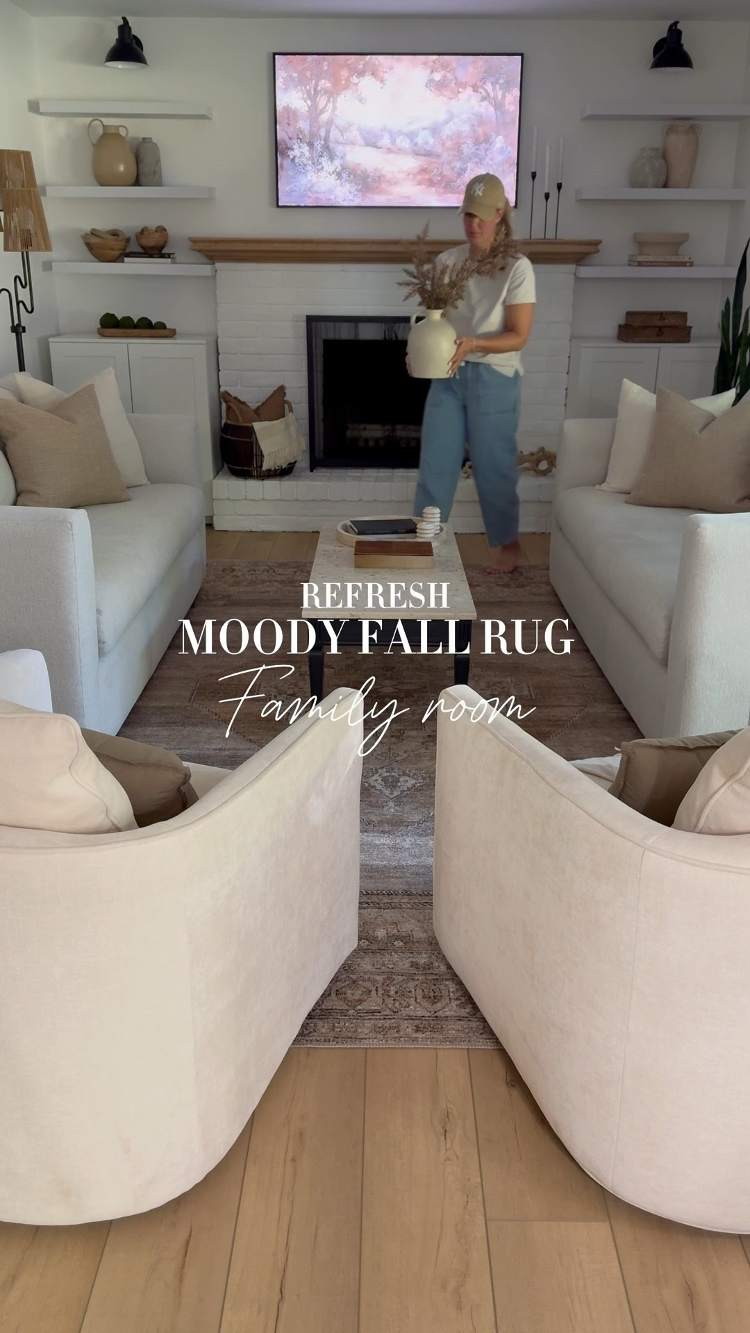 MOODY RUG REFRESH🤎

Giving my family room a little refresh with this moody vintage rug. This is a low pile which is durable and so easy to clean. It has a soft muted vintage pattern in taupe and antique bronze. 

#vintagerug #rug #lowpilerug #durablerug #cozyhome #livingroomrug #homefind #fallstyling #livingroom

#LTKHome