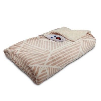 Velour with Sherpa Electric Throw - Biddeford Blankets | Target