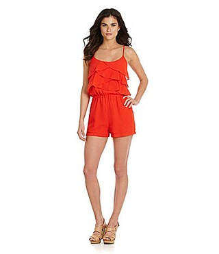 Gianni Bini Eliza Tiered Romper | Dillards Inc.