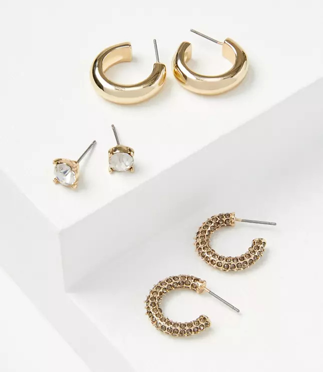 Glitzy Earring Set | LOFT