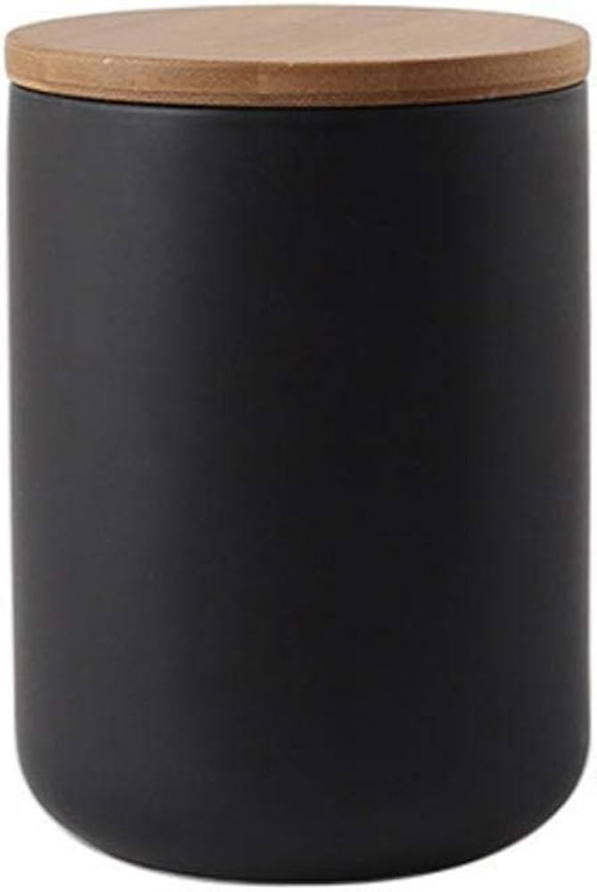 MilkyWay Food Storage Jar Strong Ceramic Storage Canisters with Airtight Seal Bamboo Lid Modern D... | Amazon (US)