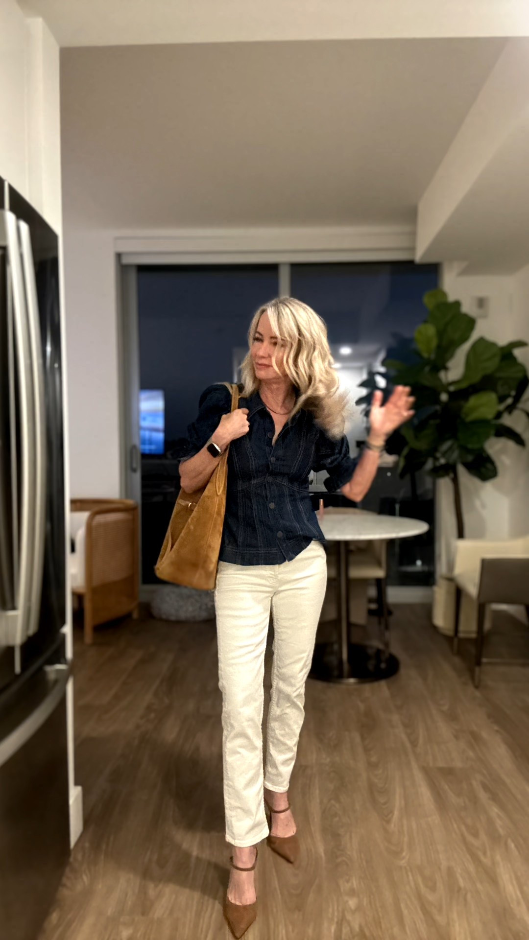 Wearing this denim top on repeat.  Size up if you’re busty!  Im in a xs and could’ve done a small! 

#LTKTravel #LTKOver40 #LTKStyleTip