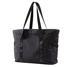 BAGSMART Women Tote Bag Laptop Tote Bag Yoga Bag Top Handle Handbag with Yoga Mat Buckle for Spor... | Amazon (US)