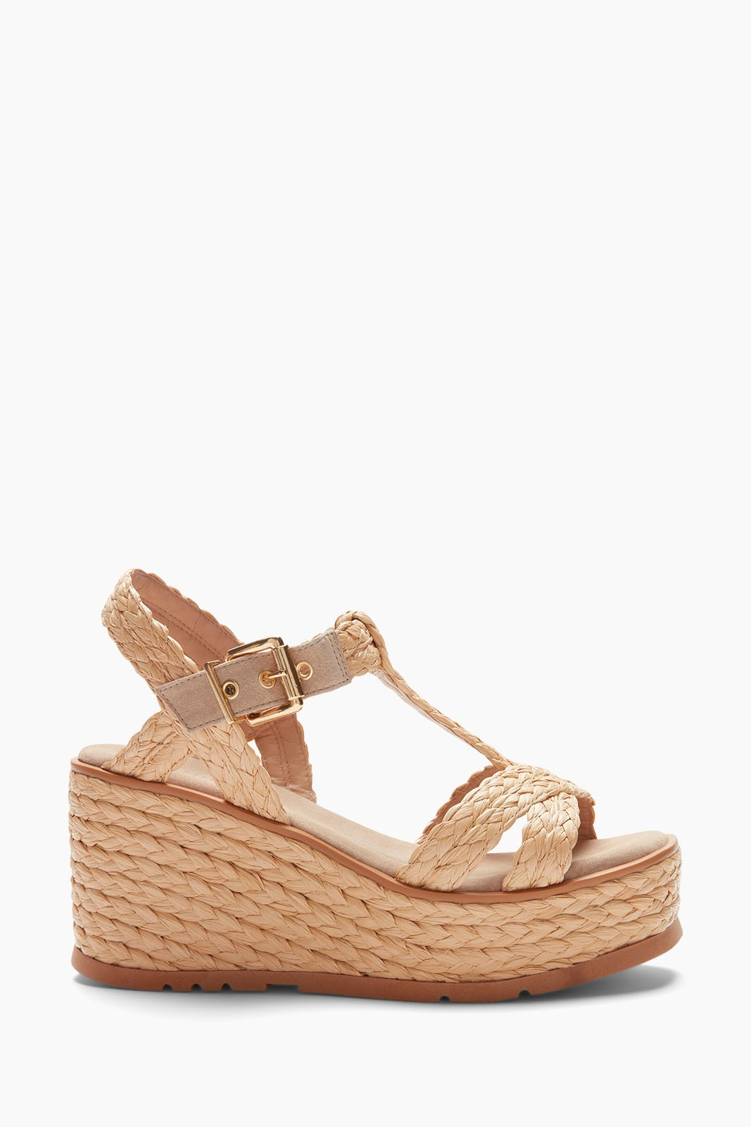 SCHUTZ Panna Raffia Wedge | EVEREVE | Evereve