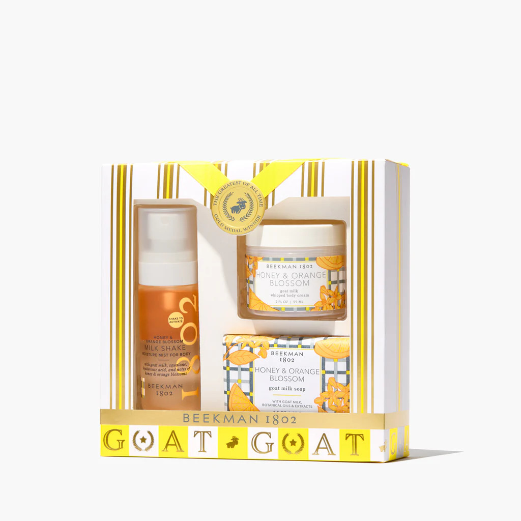 Sweet Escape Honey & Orange Blossom 3-Piece Bodycare Gift Set | Beekman 1802