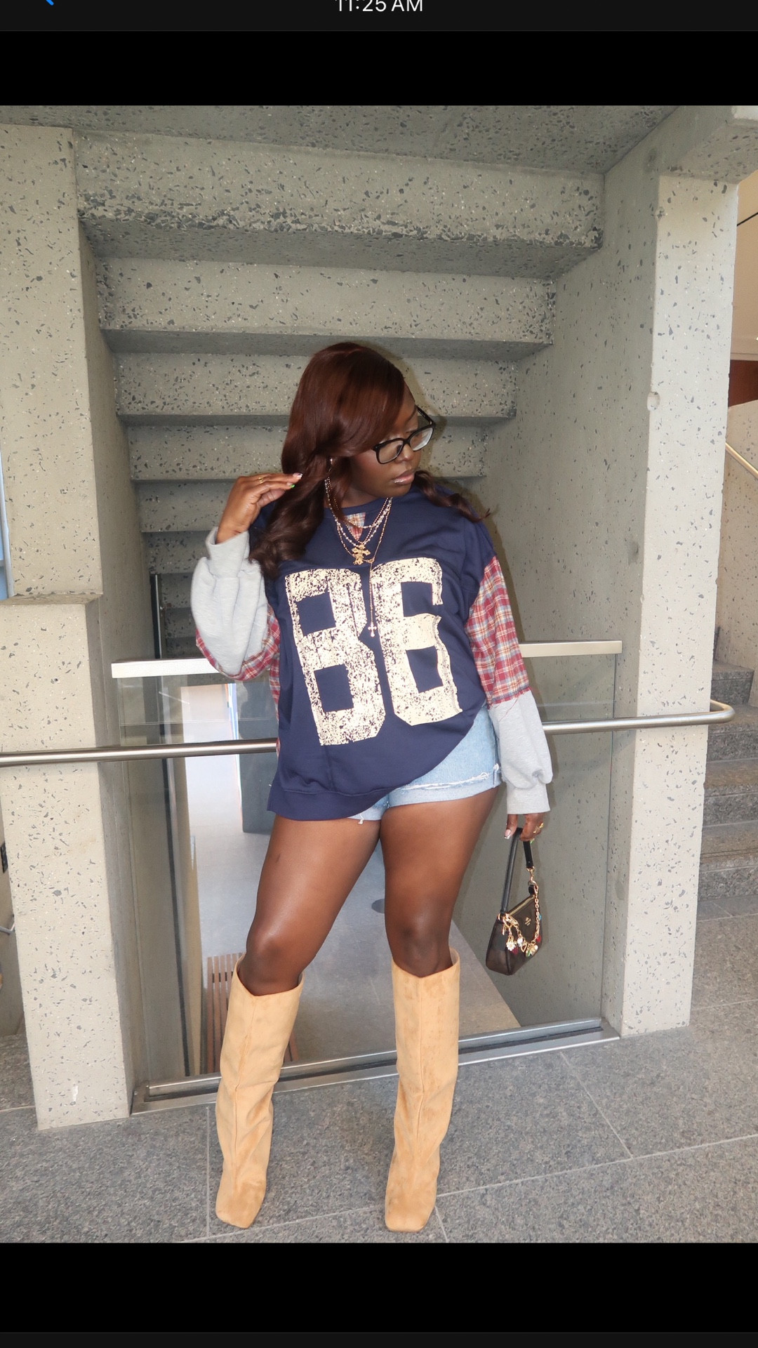 Cutesy inexpensive Fall fit 🍁😘 DIY on the shorts. 

#LTKSeasonal #LTKPlusSize