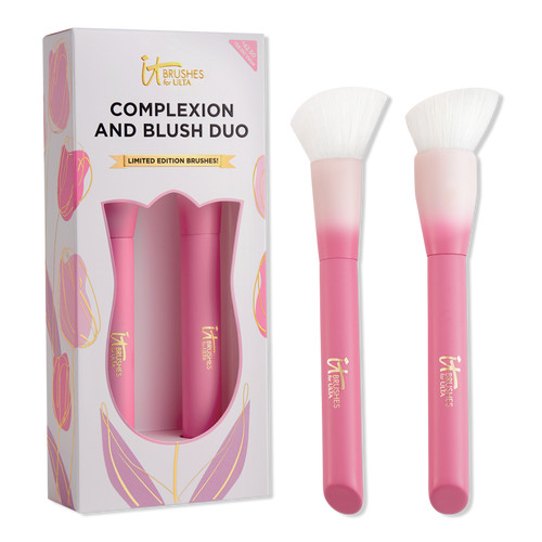 Airbrush Limited Edition Complexion and Blush Duo Brush Set | Ulta