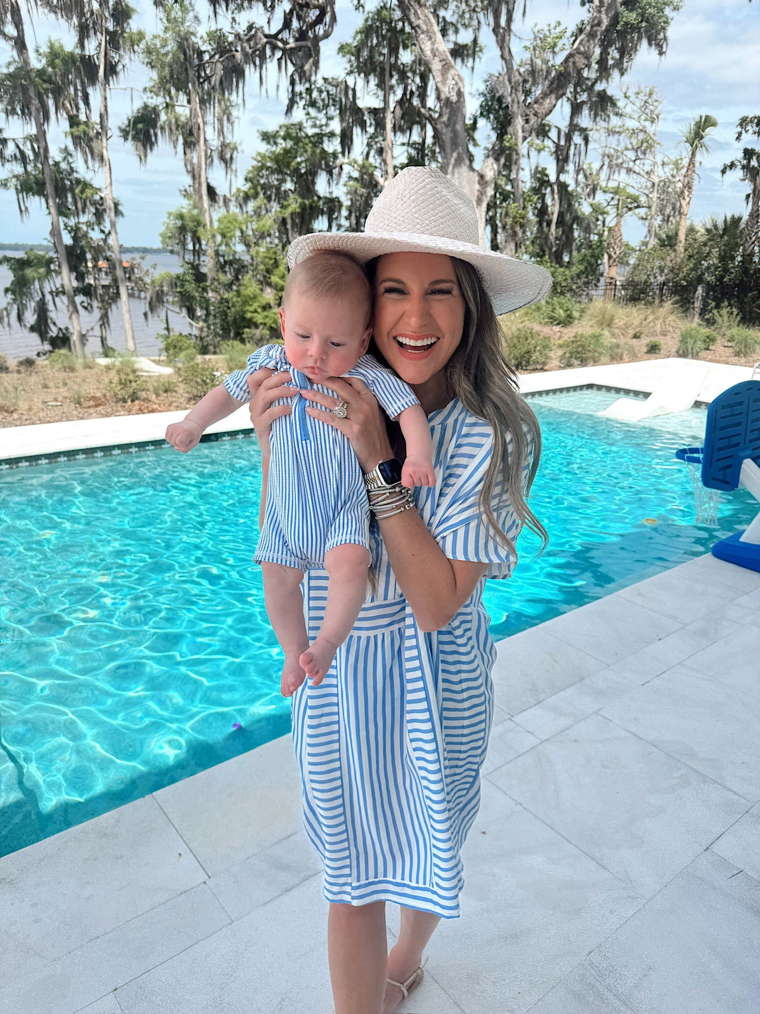 In a medium dress, hat and accessories - fits tts. Baby boy swim linked from Amazon! 

#LTKBaby #LTKSwim #LTKStyleTip