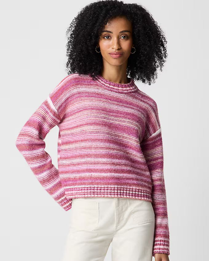 Space-dyed mockneck sweater | J.Crew Factory