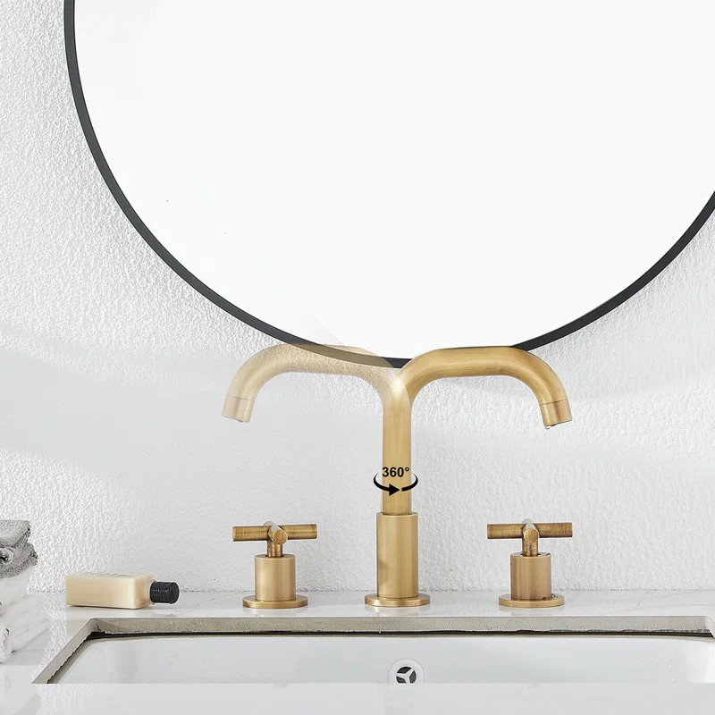 Widespread Faucet 2-handle Bathroom Faucet with Drain Assembly | Wayfair North America