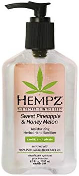 Hempz Sweet Pineapple & Honey Melon Moisturizing Herbal Hand Sanitizer, 8.5 Fl Oz | Amazon (US)