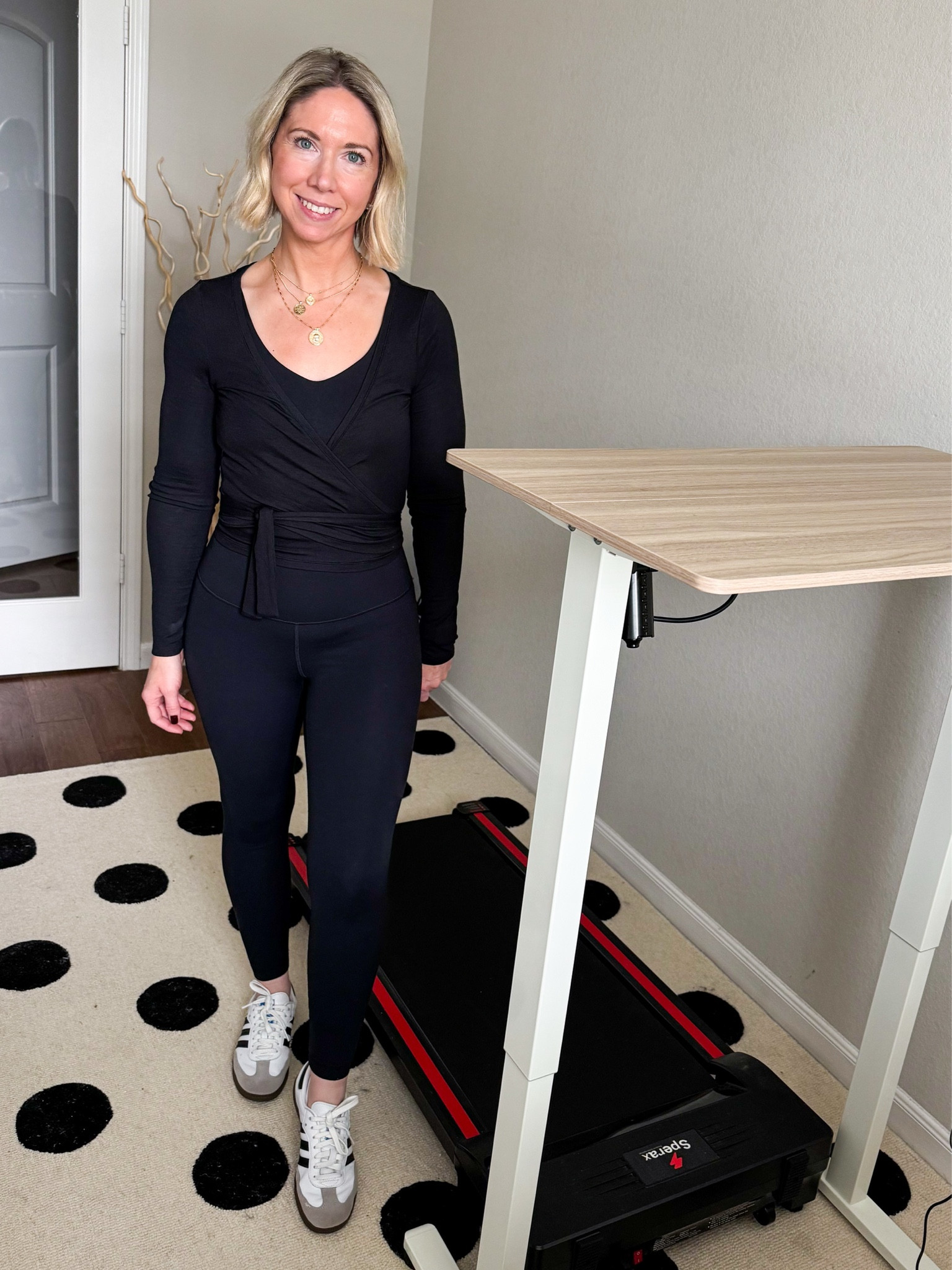 Walking pad walks with adjustable desk - I try to reach 10k steps a day 


Athleisure outfit: 
Sports bra size small

Wrap top size small 

Leggings size XS

Adjustable height desk 

Walking pad 


#ltkmomlife #ltkover40 #ltkfindsunder50 #ltkfindsunder100 #ltksalealert

#LTKActive #LTKfitnessgoals #LTKootd #LTKActive #LTKootd #LTKfitnessgoals