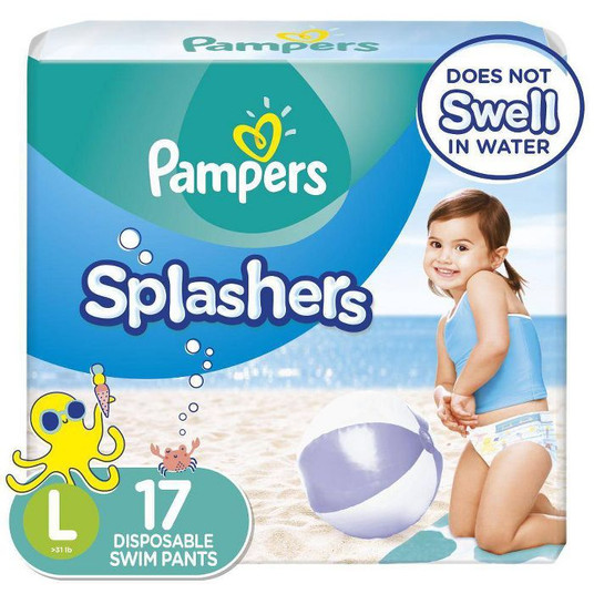 Pampers Splashers Disposable Swim Pants - (Select Size and ...