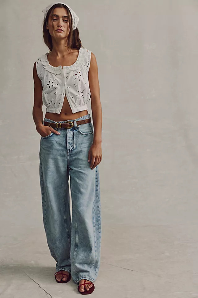We The Free Truro Baggy Puddle Jeans | Free People (Global - UK&FR Excluded)