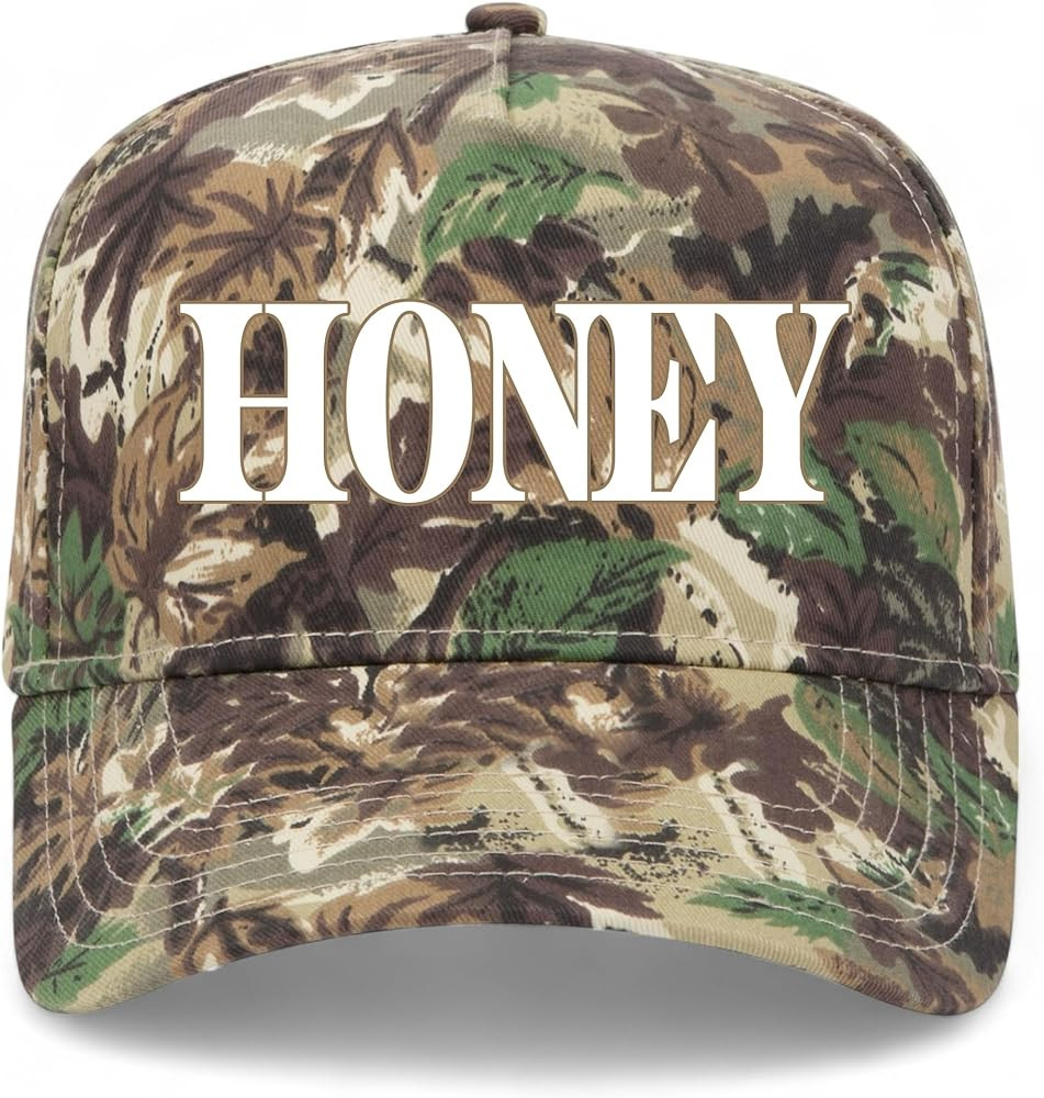 Honey Vintage Trucker Hat | Camo Viral Trendy Cowboy Cowgirl Western | Premium Baseball Hat for M... | Amazon (US)