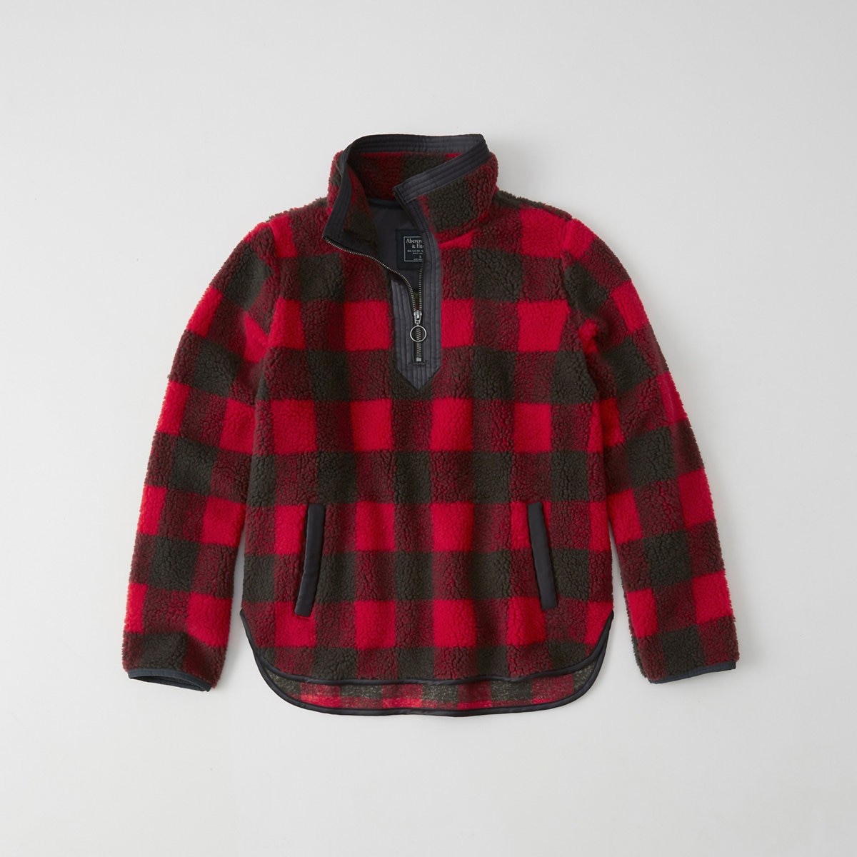 Sherpa Half-Zip Pullover | Abercrombie & Fitch US & UK