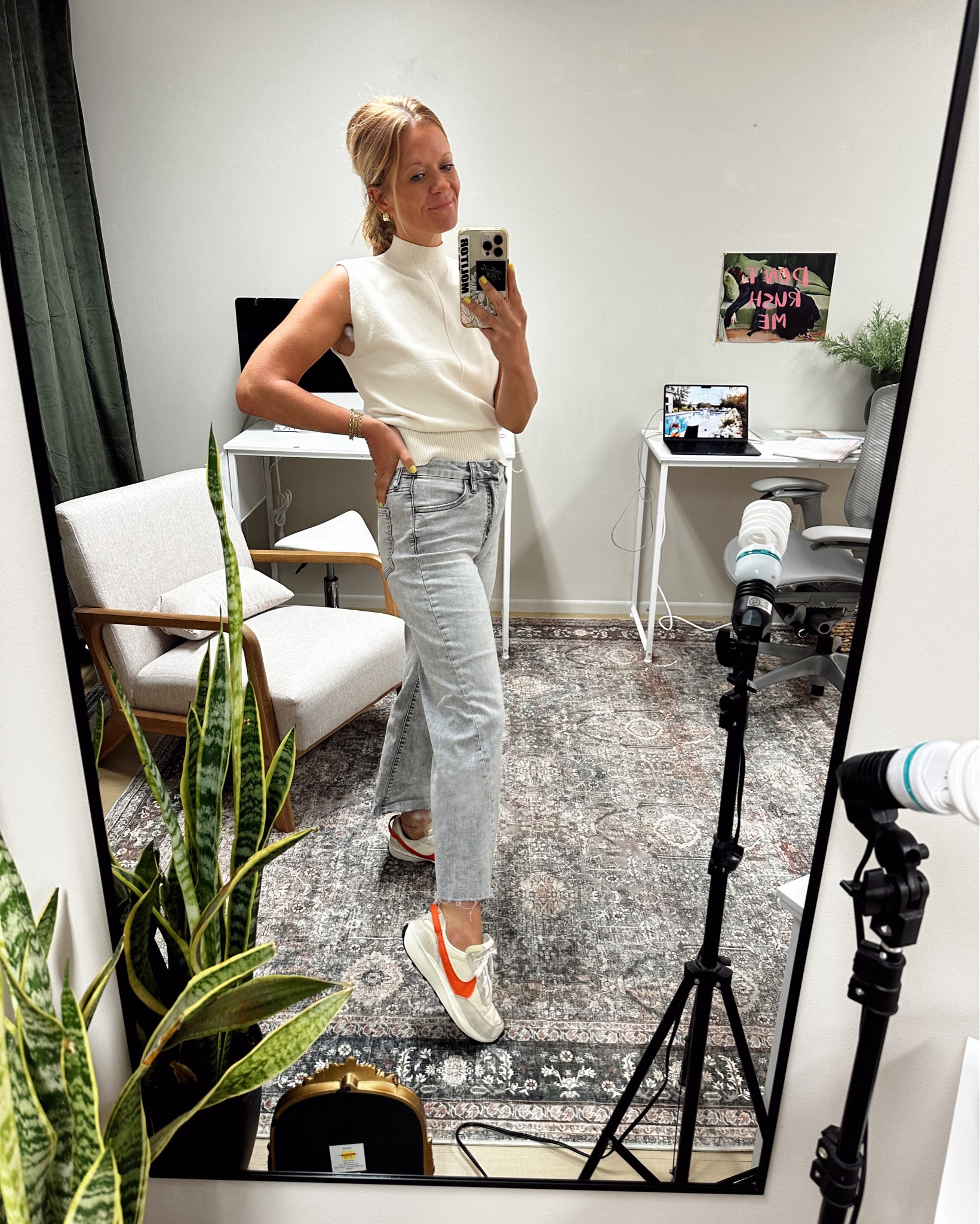 Simple work or weekend fit. This sweater has been a staple for a few years now. Perfect fall sweater weather. 

#LTKWorkwear #LTKStyleTip #LTKU