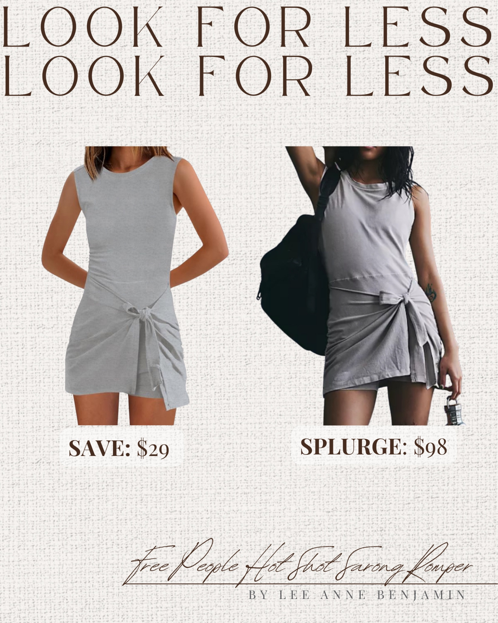 Free People look for less wrap dress from Amazon! 
#founditonamazon 

#LTKstyletip #LTKfindsunder50
