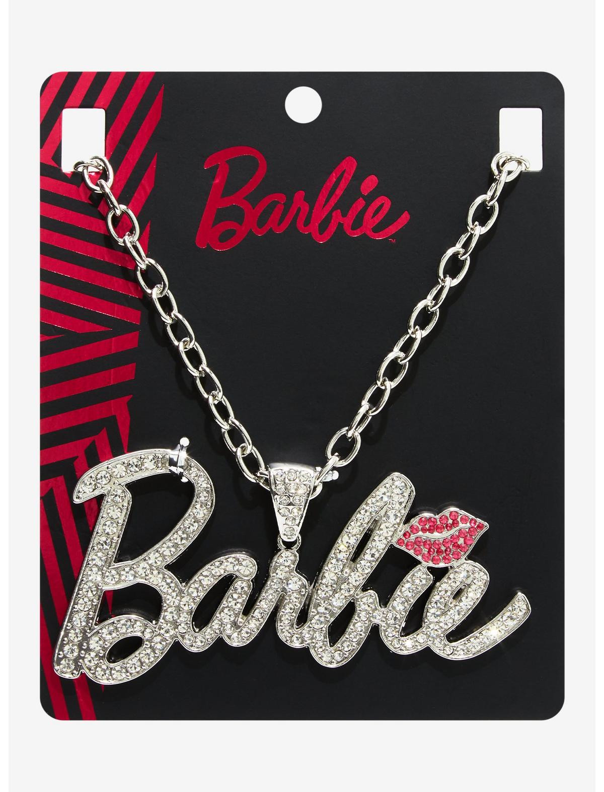 Barbie Bling Nameplate Necklace | Hot Topic | Hot Topic