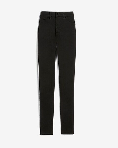 High Waisted Black Supersoft Skinny Jeans | Express