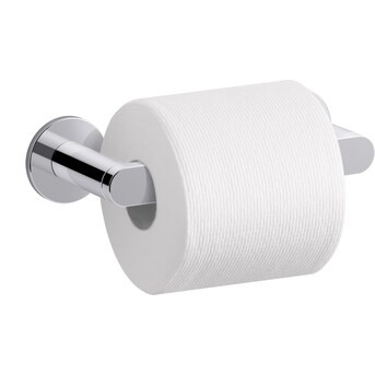 KOHLER Composed Polished Chrome Wall mount Pivot Toilet Paper Holder 1 -Rolls | Lowe's