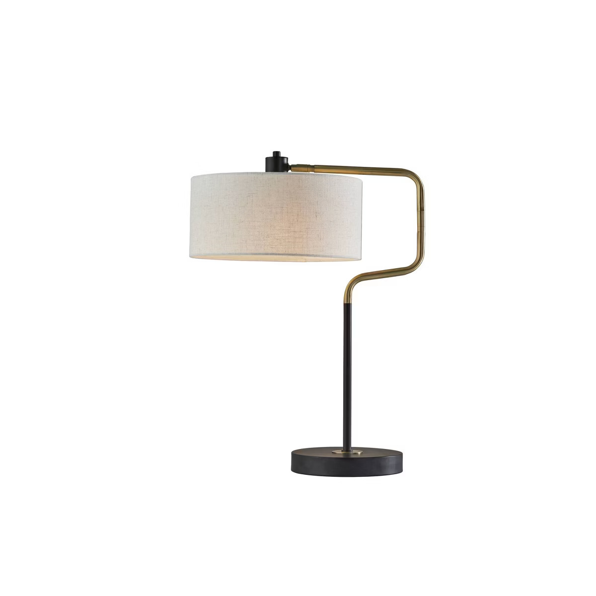 Jacob Table Lamp Black/Brass - Adesso | Target