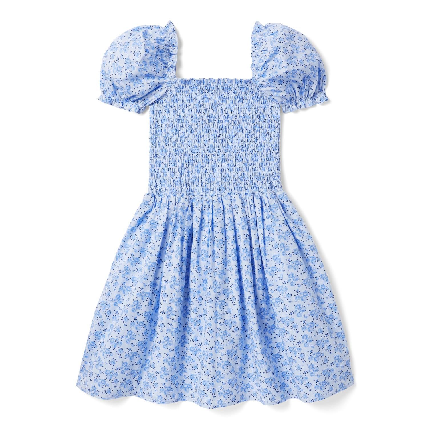 The Grace Floral Smocked Puff Sleeve Dress | Janie and Jack