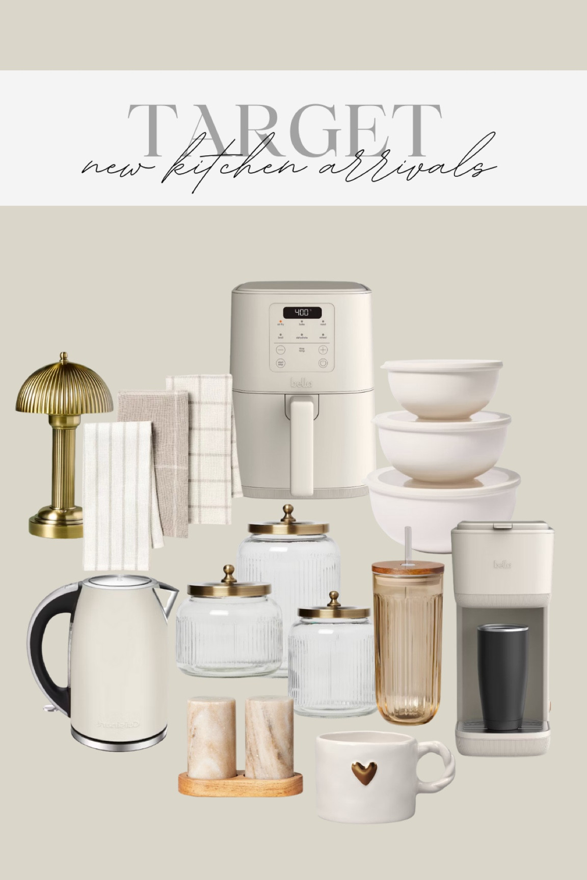 Target — new kitchen arrivals✨

#targethome #targetfinds #targetnewarrivals #targetkitchen #kitchrnfinds #kitchendecor #homedecor #homefinds #smallappliances #springrefresh #springdecor #organizatkon #mcgeeandco #hearthandhand #neutraldecor 

#LTKFindsUnder50 #LTKStyleTip #LTKHome