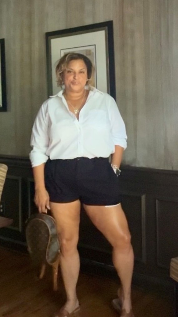 A cute summer to fall transition outfit. Black shorts with a crisp white button up shirt. Classic, easy, pulled together.

#LTKgrwm #LTKSeasonal #LTKOver40