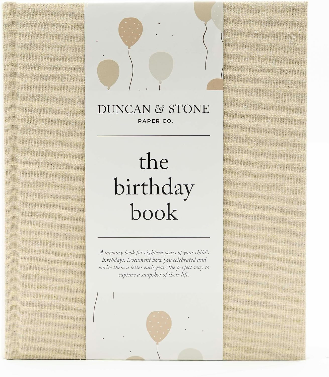 Birthday Memory Book- Elegant Birthday Journal - Baby Journal to Record Milestones, Photos, Lette... | Amazon (US)