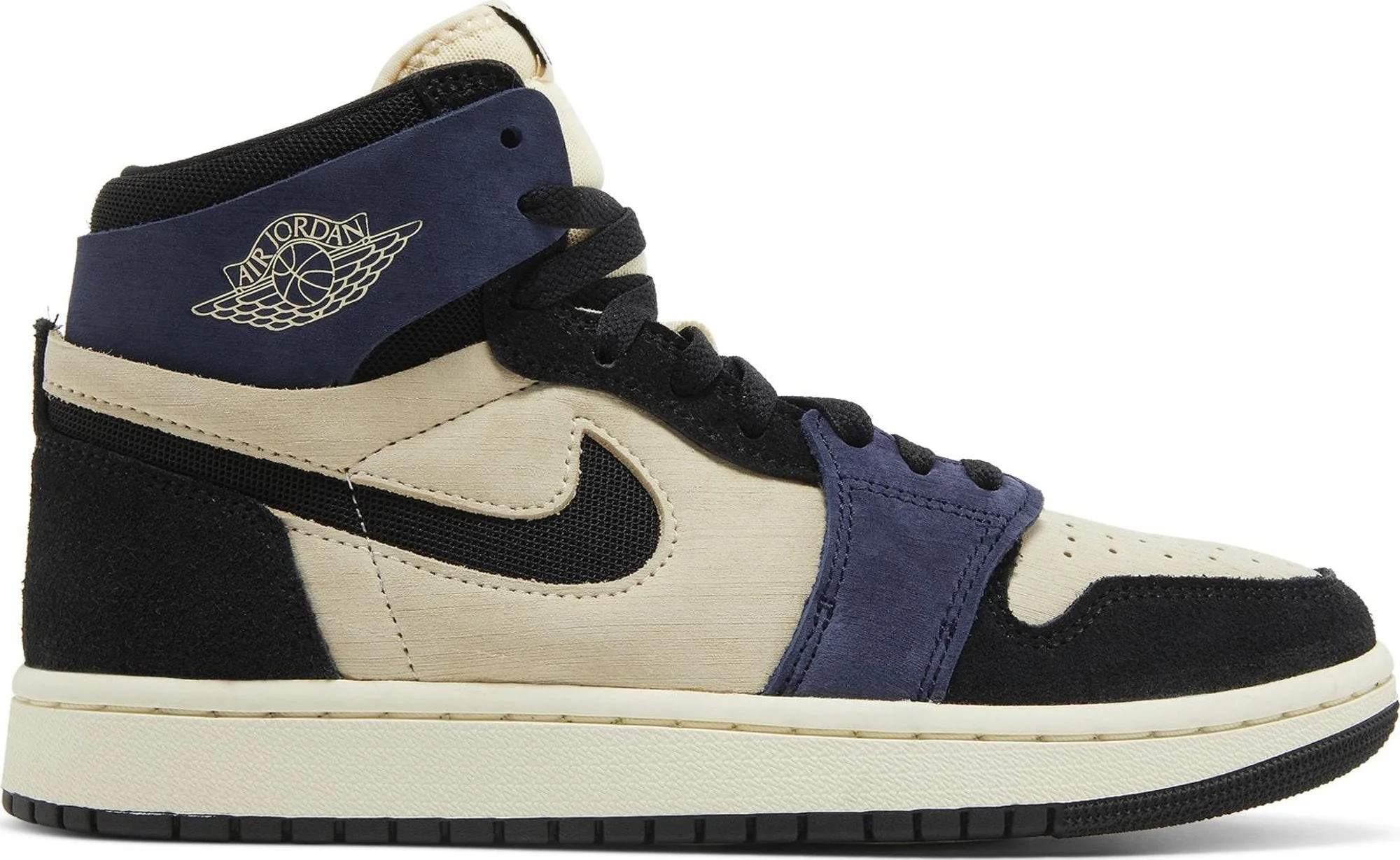 Air Jordan Women's Retro 1 High Zoom Air Cmft 2 'Muslin Blackened Blue' | Zulily