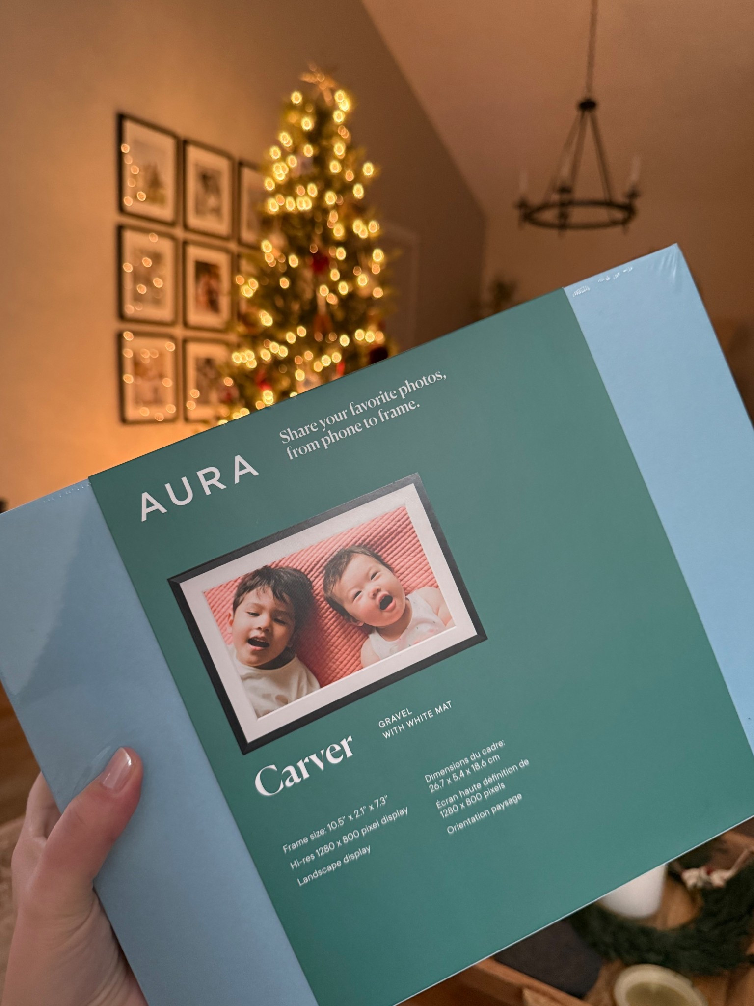 One of our Christmas presents from my dad.  So excited about this!  Been looking at this Aura frame for a while. 

Digital picture frame, digital photos, gifts

#LTKHome #LTKHoliday #LTKGiftGuide
